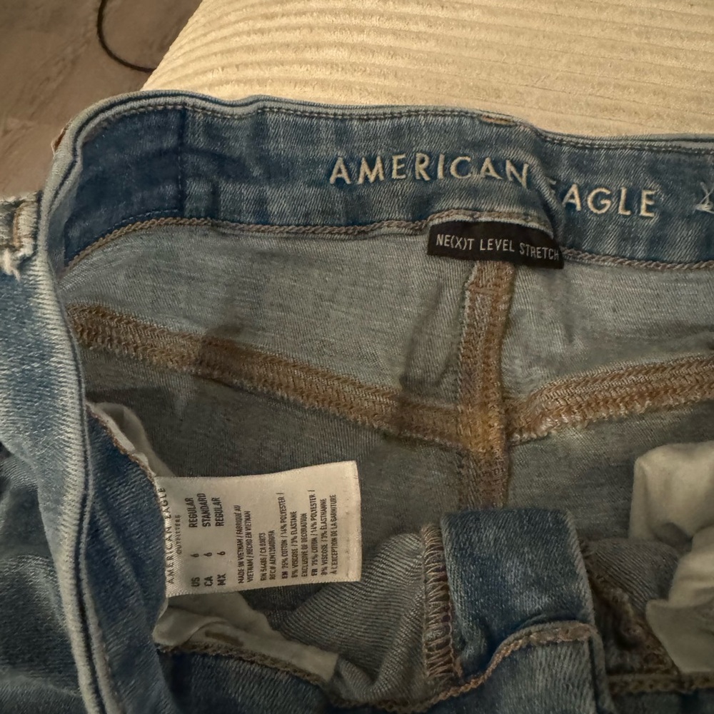 American Eagle Outfitters High Rise Light Blue Jeans